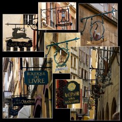 Neuchâtel / Neuenburg - Schildercollage