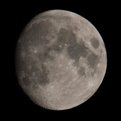 2 Tage vor Vollmond im August 2010